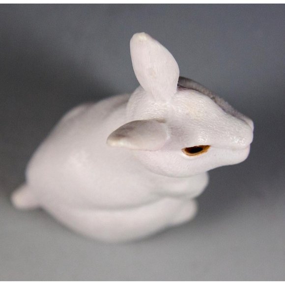 White Rabbit Bunny Figure Terra by Battat Maison Joseph H60001 Plastic 3" Tall - Picture 5 of 6